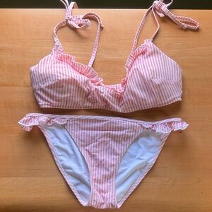 Aerie striped bikini